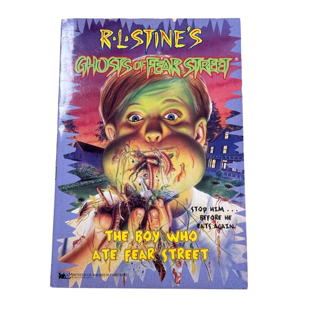 The Boy Who Ate Fear Street R.L. Stine Book Ghosts of Fear Street #11 Paperback